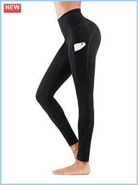 High Waist Yoga Pants with Pockets Stretch Soft Leggings